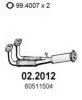ALFA 60511504 Front Silencer